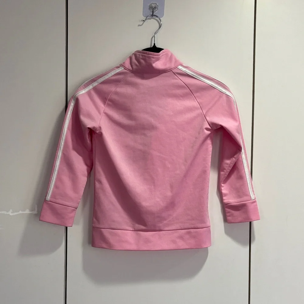 Adidas Light Pink Girls Jacket size 5‎